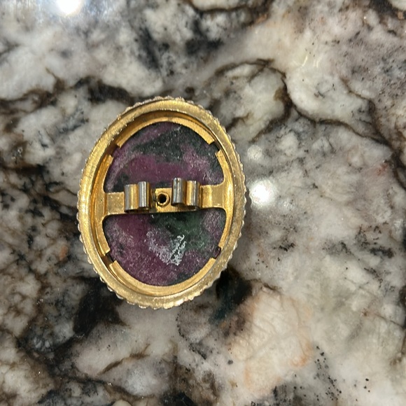 Authentic Agate Cabochon Pendant Western Bolo Tie - Picture 8 of 16